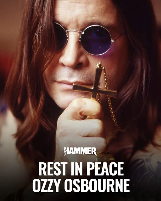 REST IN PEACE OZZY OSBOURNE. THE PRINCE OF DARKNESS. THANK YOU FOR EVERYTHING. 🖤